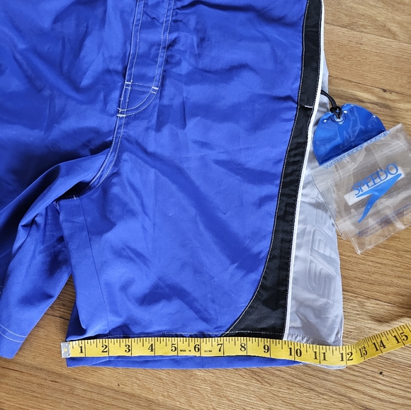 💥HP💥 Men's Blue Speedo Swim Trunks Shorts Men's Size Small - Picture 12 of 16